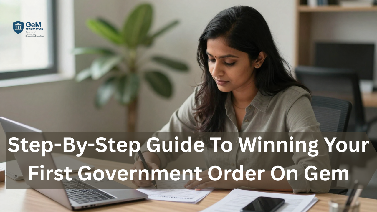 Step-by-Step Guide to Winning Your First Government Order on GeM Portal 